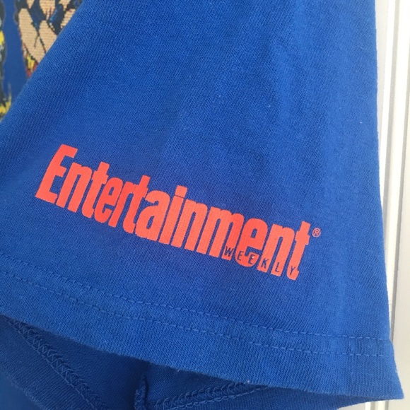 DC Comics blue short sleeve T-shirt SIZE L - Picture 3 of 5